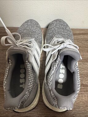 adidas Gray Knit Women's Running Sneakers